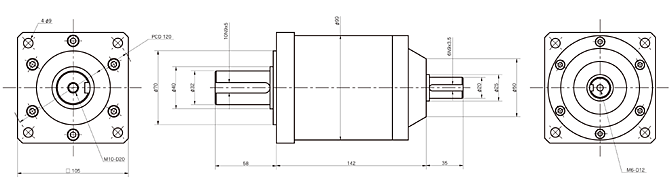 SRE-020標準寸法図